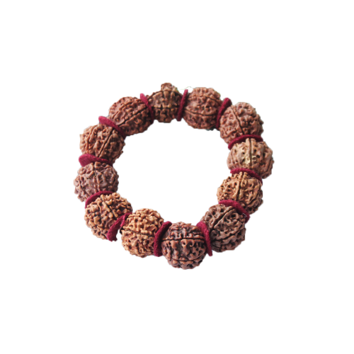 7 Mukhi Mahalaxmi Bracelet Woolen Spacer