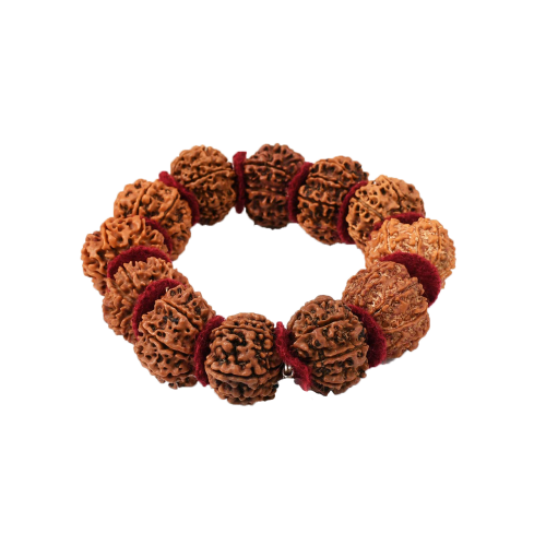 8 Mukhi Ganesh Bracelet Woolen Spacer