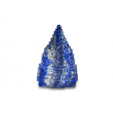 Shree Yantra In Natural Lapis Lazuli Gemstone -183-gms 