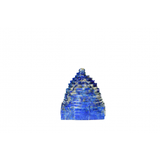 Shree Yantra In Natural Lapis Lazuli Gemstone - 86 gms 