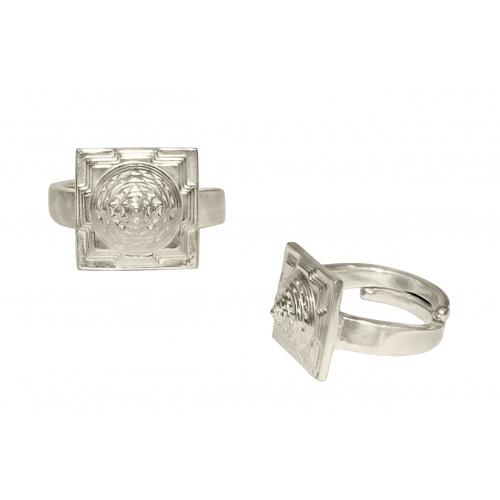 Shree Yantra Meru Ring in Silver