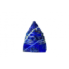 Shree Yantra In Natural Lapis Lazuli Gemstone -126-gms