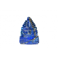 Shree Yantra In Natural Lapis Lazuli Gemstone -122-gms