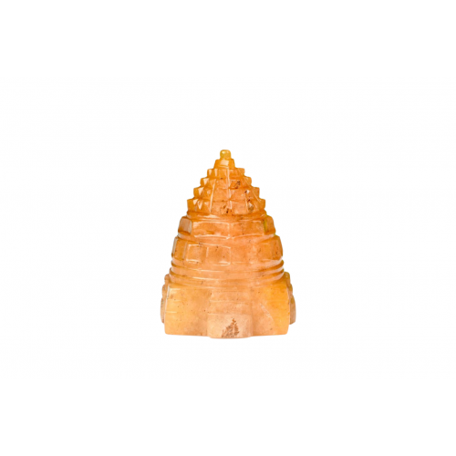 Shree Yantra In Natural Yellow Jade -95 gms