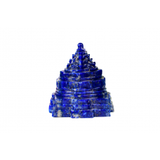 Shree Yantra In Natural Lapis Lazuli Gemstone -125-gms