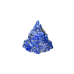 Shree Yantra In Natural Lapis Lazuli Gemstone -98-gms-i