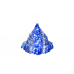 Shree Yantra In Natural Lapis Lazuli Gemstone - 75 gms - i