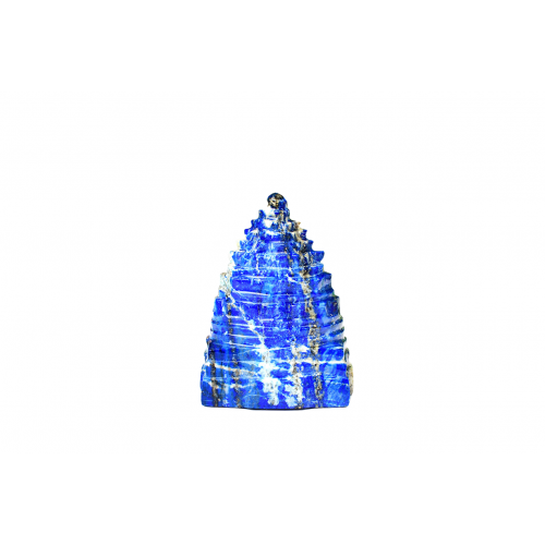 Shree Yantra In Natural Lapis Lazuli Gemstone - 89 gms 