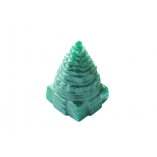 Shree Yantra In Natural Green Jade - 119 gms 