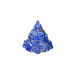 Shree Yantra In Natural Lapis Lazuli Gemstone -130-gms - i