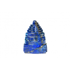 Shree Yantra In Natural Lapis Lazuli Gemstone -149-gms