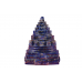 Shree Yantra In Natural Lapis Lazuli Gemstone -184-gms 