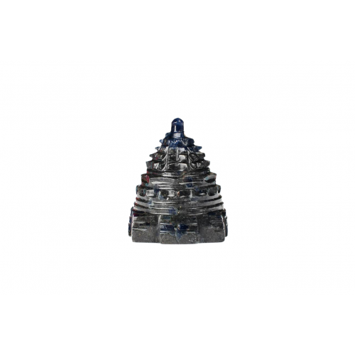 Shree Yantra In Natural Blue Sodalite - 75 gms