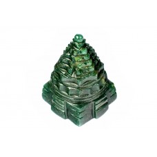 Shree Yantra In Natural Green Jade - 102 gms 