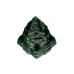 Shree Yantra In Natural Green Jade - 109 gms - I