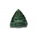 Shree Yantra In Natural Green Jade - 111 gms - II