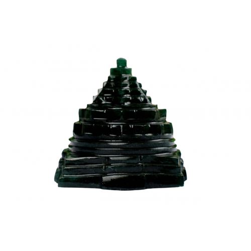 Shree Yantra In Natural Green Jade - 117 gms 