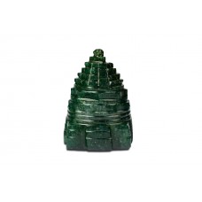 Shree Yantra In Natural Green Jade - 118 gms 