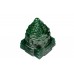 Shree Yantra In Natural Green Jade - 122 gms 