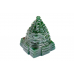 Shree Yantra In Natural Green Jade - 129 gms 