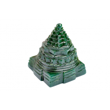 Shree Yantra In Natural Green Jade - 236-gms 