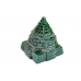 Shree Yantra In Natural Green Jade - 236-gms 