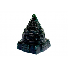 Shree Yantra In Natural Green Jade - 246-gms 