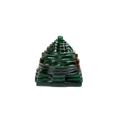 Shree Yantra In Natural Green Jade - 66 gms