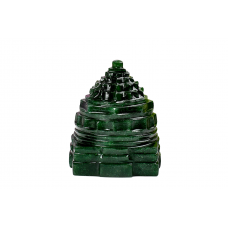 Shree Yantra In Natural Green Jade - 114 gms 