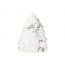 Shreeyantra In Natural Howlite Gemstone - 142 gms