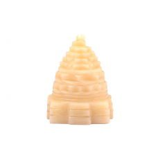 Shree Yantra In Natural Yellow Jade Ivory -80 gms