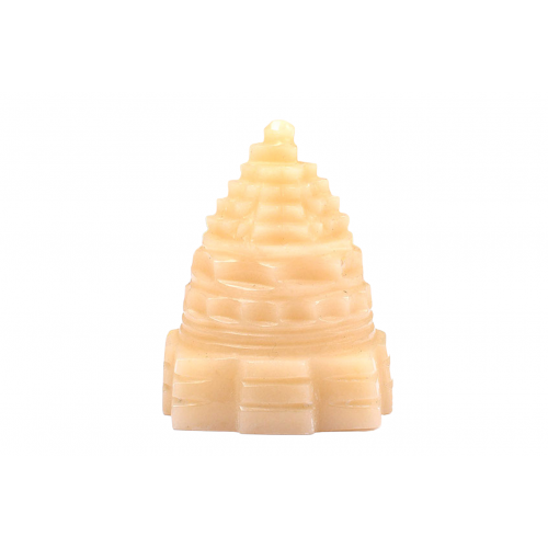 Shree Yantra In Natural Yellow Jade Ivory -80 gms