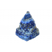 Shree Yantra In Natural Lapis Lazuli Gemstone -118-gms