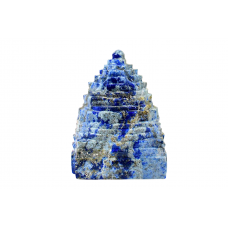 Shree Yantra In Natural Lapis Lazuli Gemstone -195-gms 