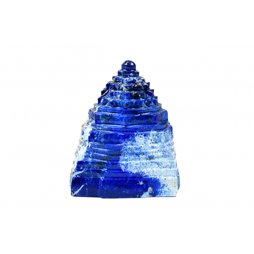 Shree Yantra In Natural Lapis Lazuli Gemstone -237-gms 