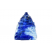 Shree Yantra In Natural Lapis Lazuli Gemstone -237-gms 