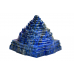Shree Yantra In Natural Lapis Lazuli Gemstone -241-gms 