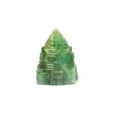 Shree Yantra In Natural Light Green Jade -105 gms 