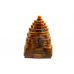 Shree Yantra Natural Tiger Eye Gemstone - 78 gms