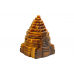 Shree Yantra Natural Tiger Eye Gemstone - 78 gms