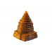 Shree Yantra Natural Tiger Eye Gemstone - 62 gms