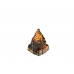 Shree Yantra Natural Tiger Eye Gemstone - 68 gms