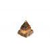 Shree Yantra Natural Tiger Eye Gemstone - 78 gms-i