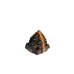 Shree Yantra Natural Tiger Eye Gemstone - 77 gms