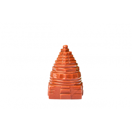 Shree Yantra Natural Sunstone Gemstone - 58 gms - i