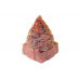 Shree Yantra Natural Gomedh Gemstone - 138 gms