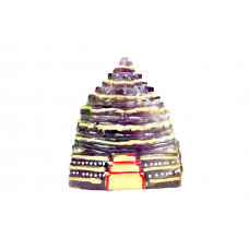 Shree Yantra Natural Aamethyst Gemstone - 213 gms