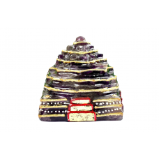 Shree Yantra Natural Amethyst Gemstone - 246 gms