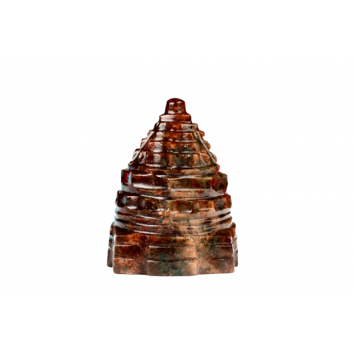 Shree Yantra Natural Gomedh Gemstone - 105 gms