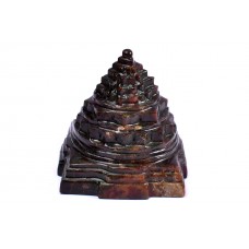 Shree Yantra Natural Gomedh Gemstone - 282 gms